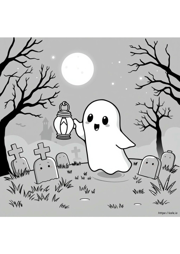 Kawaii Horror Coloring Pages