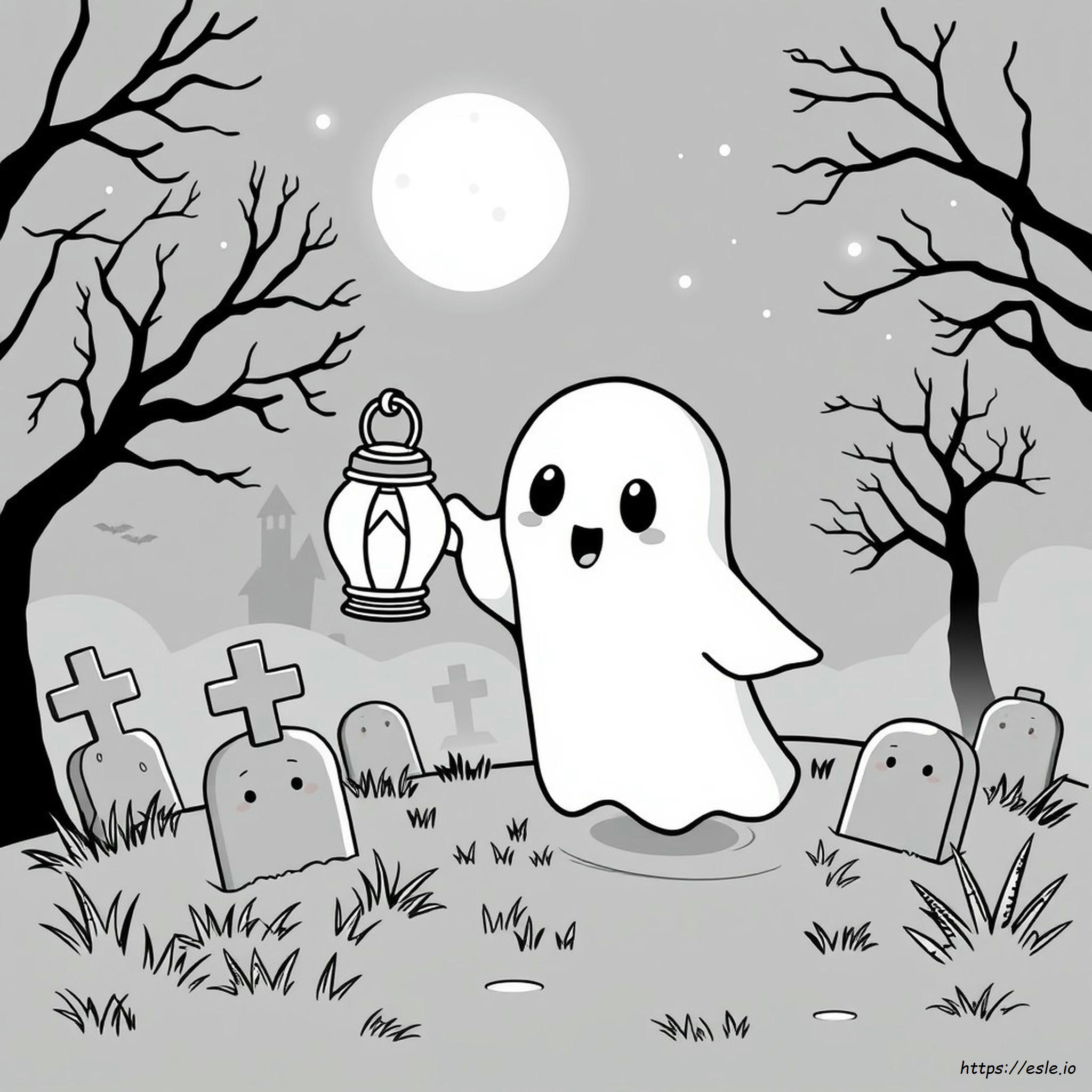 Kawaii Horror Coloring Pages