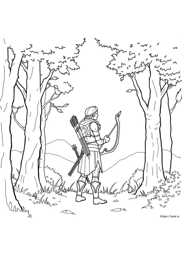 Legolas Színező Oldal