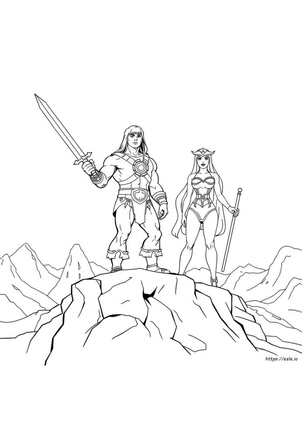 Masters Of The Universe Coloring Pages