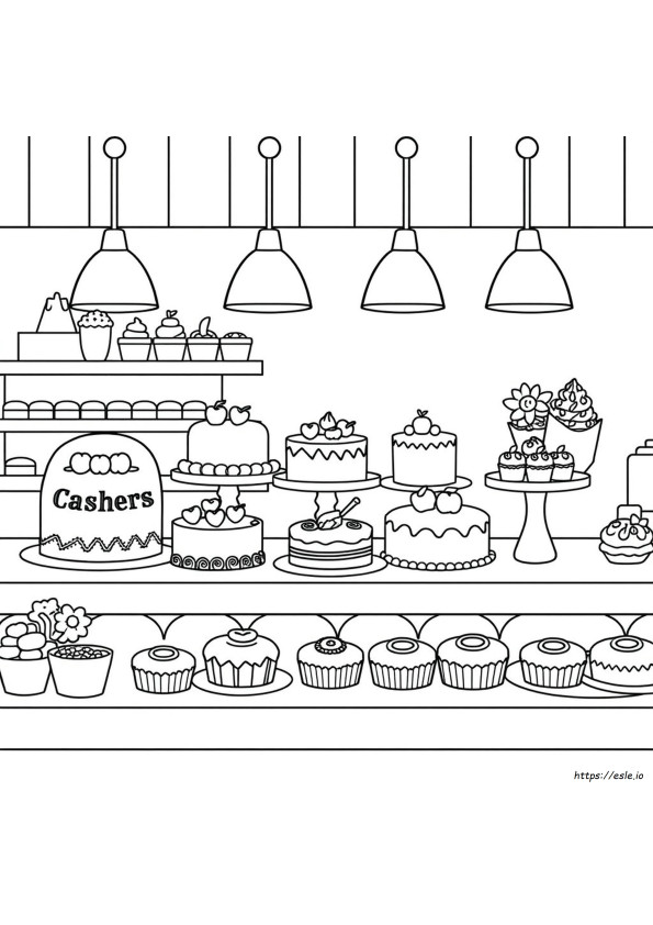 Wayne Thiebaud Coloring Pages