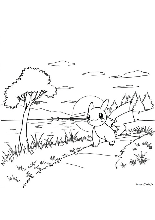 Walking Wake Pokemon Boyama Sayfası