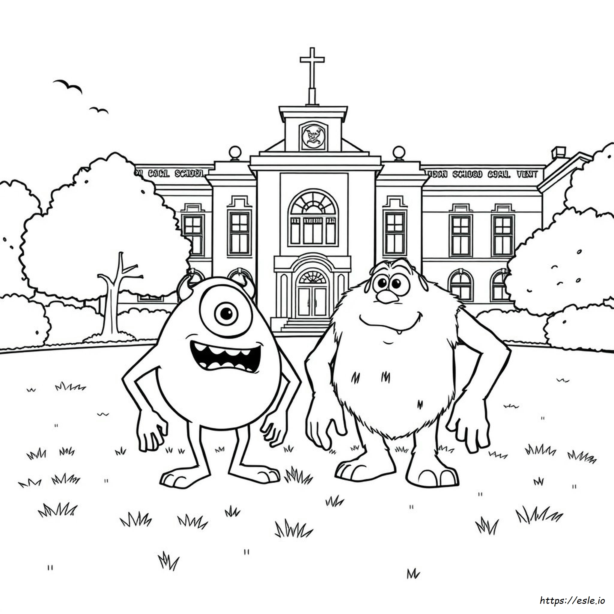 Coloring Pages Of Monsters University