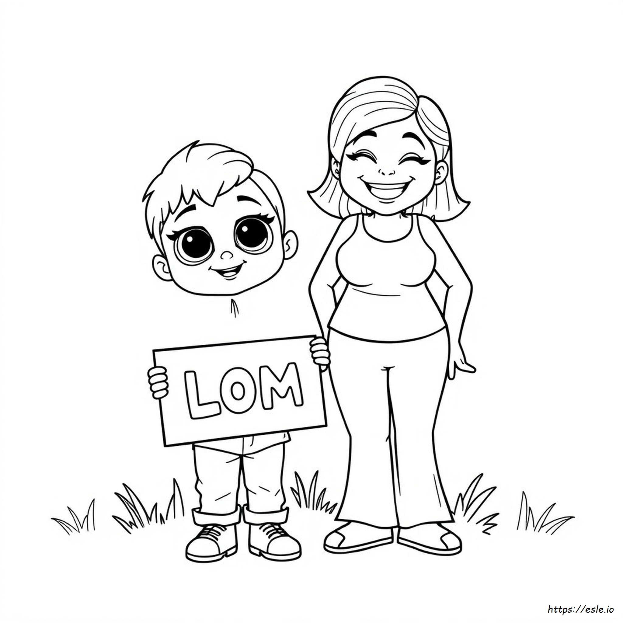 Lol Ibu Gambar Mewarnai