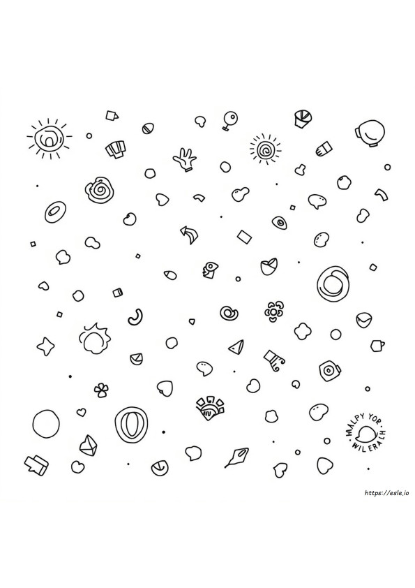 Dibujos De Garabatos Para Colorear