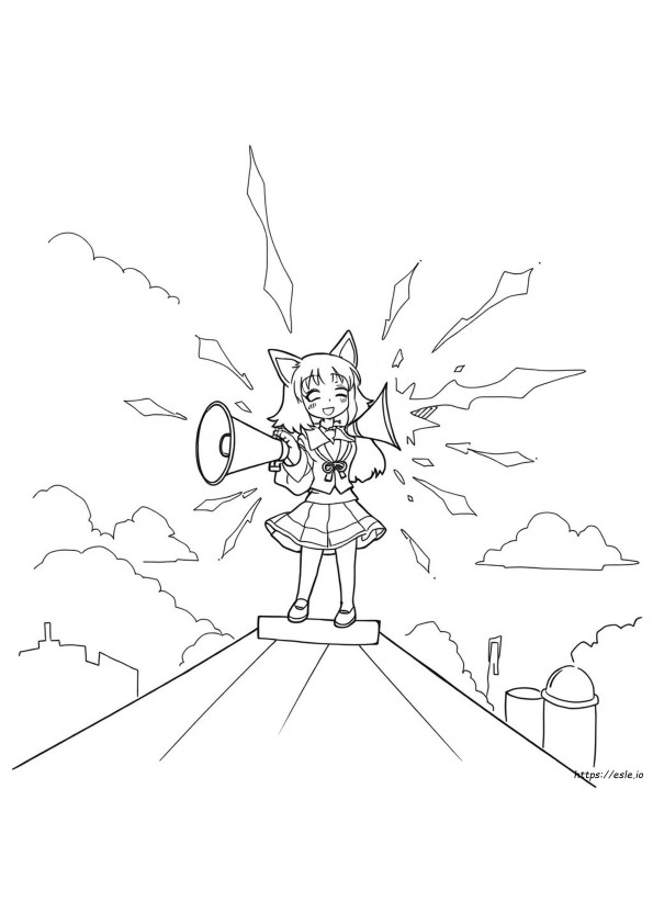 Megumi Värityskuva