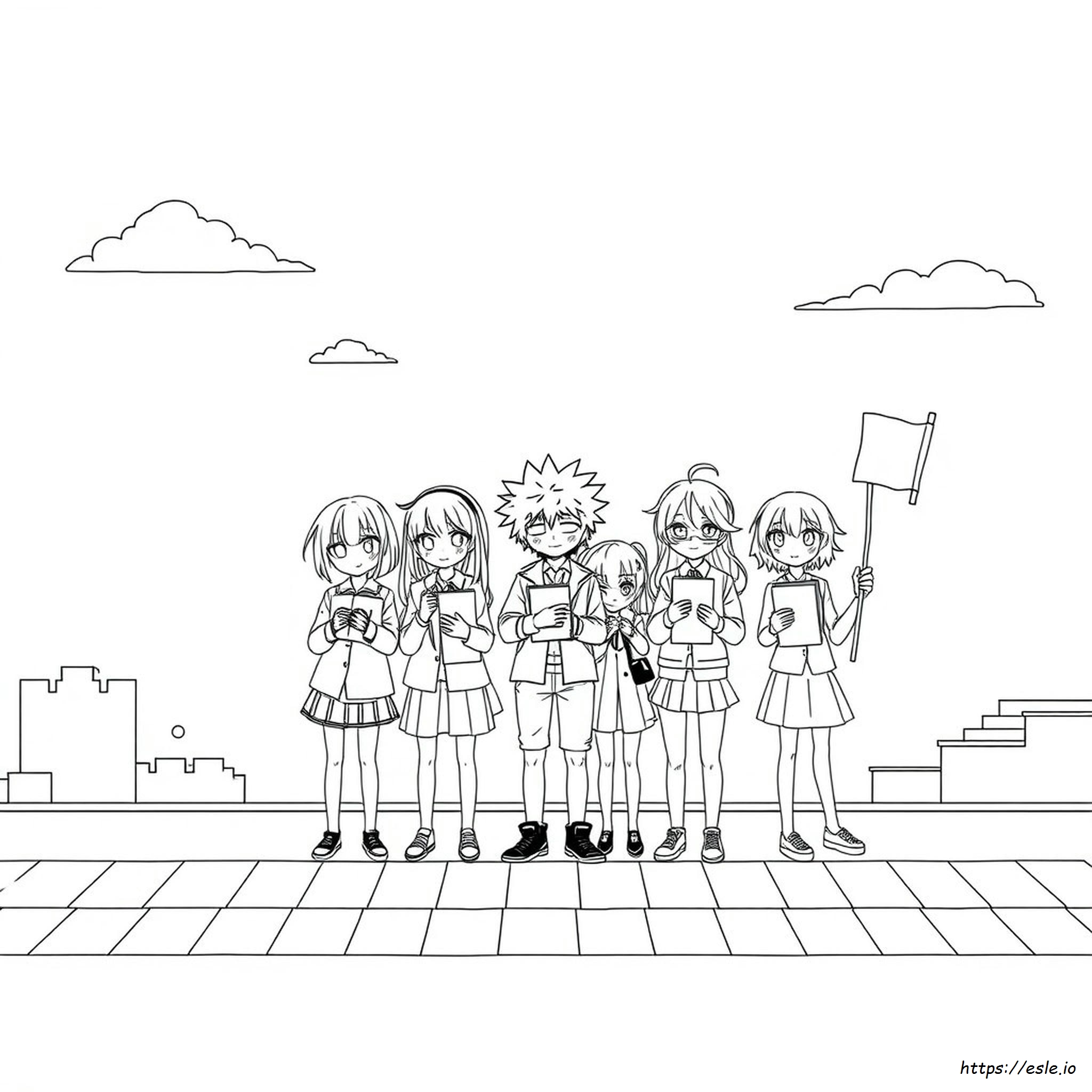 Kolorowanki Danganronpa