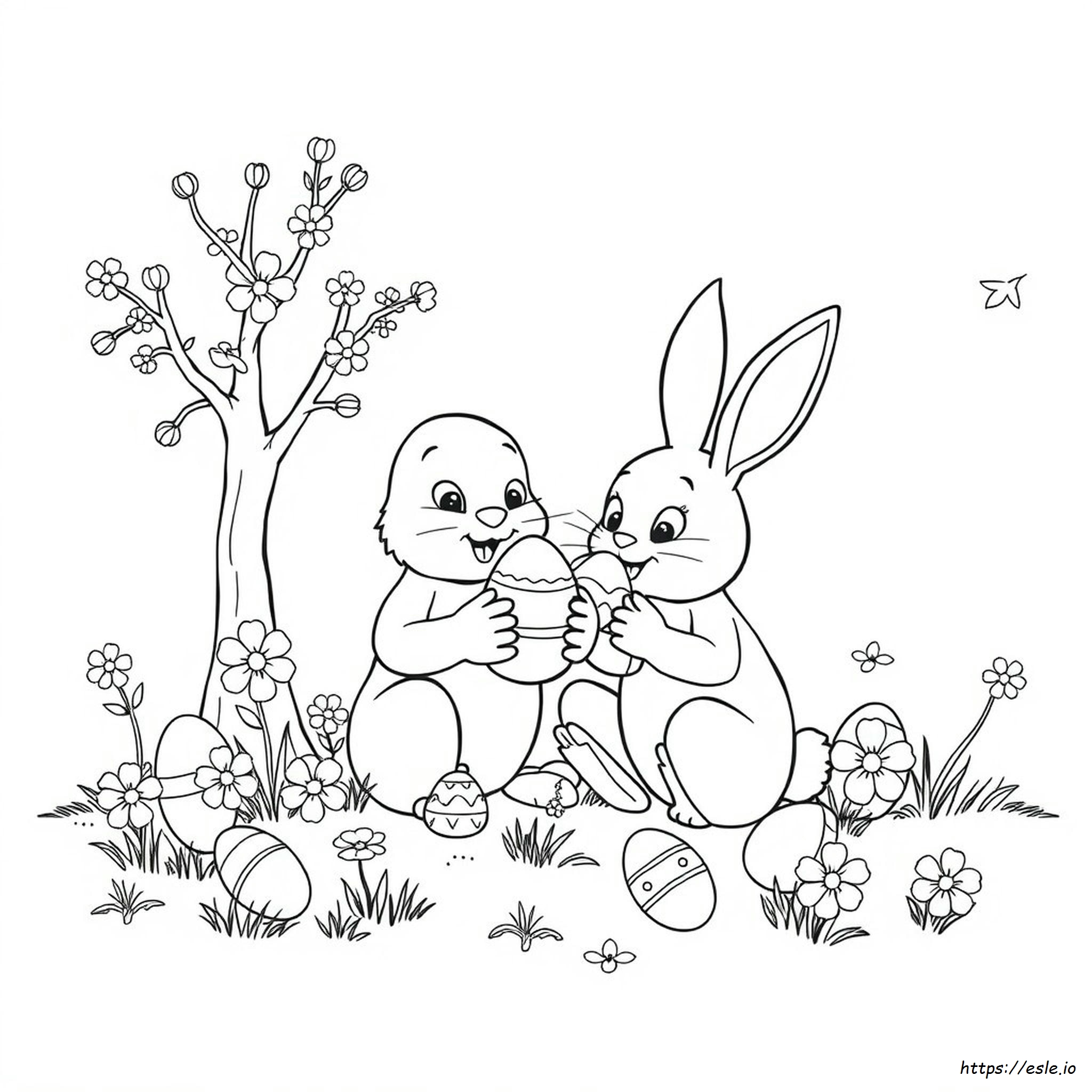 Dibujos Para Colorear De Domingo De Pascua