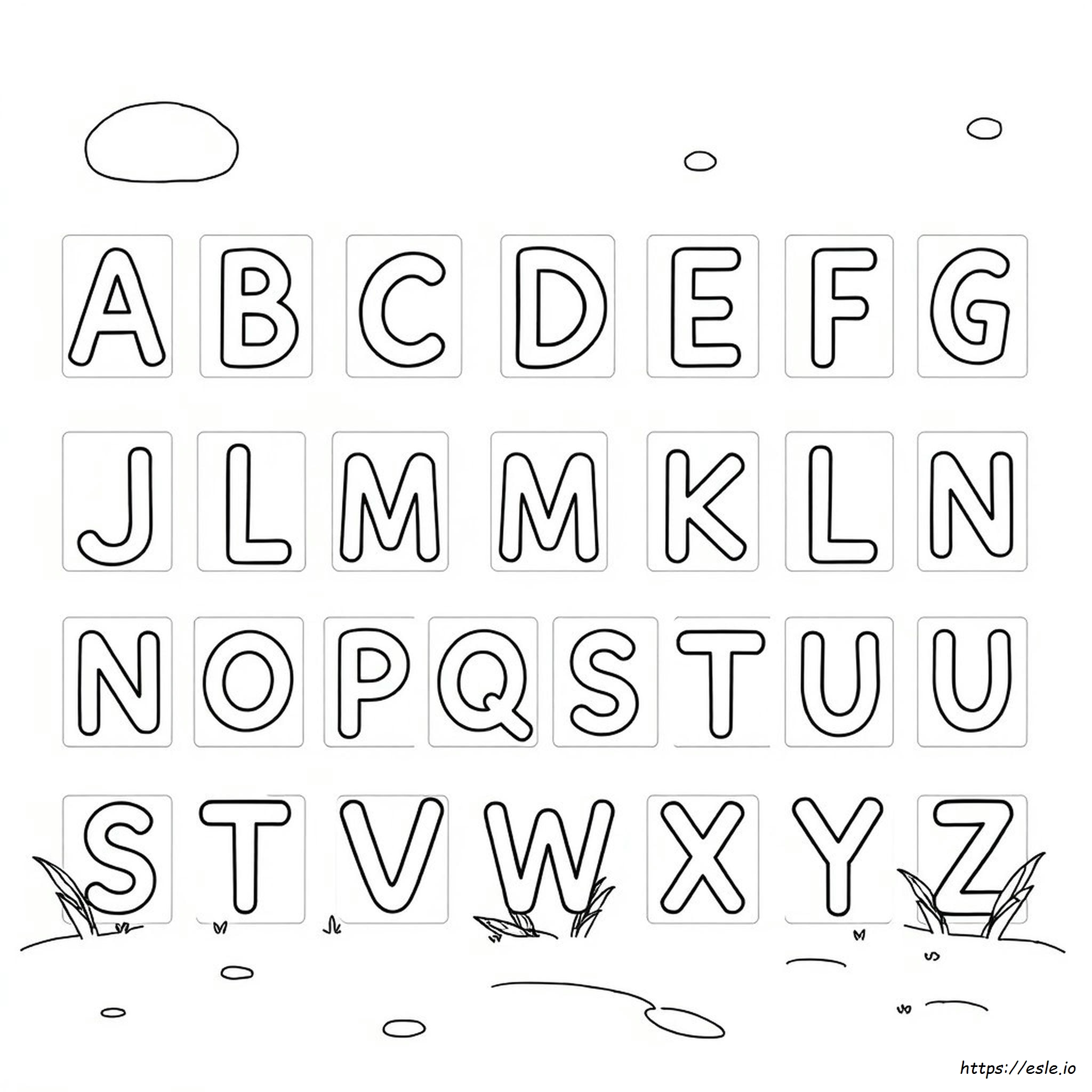 Free Printable Alphabet Coloring Pages