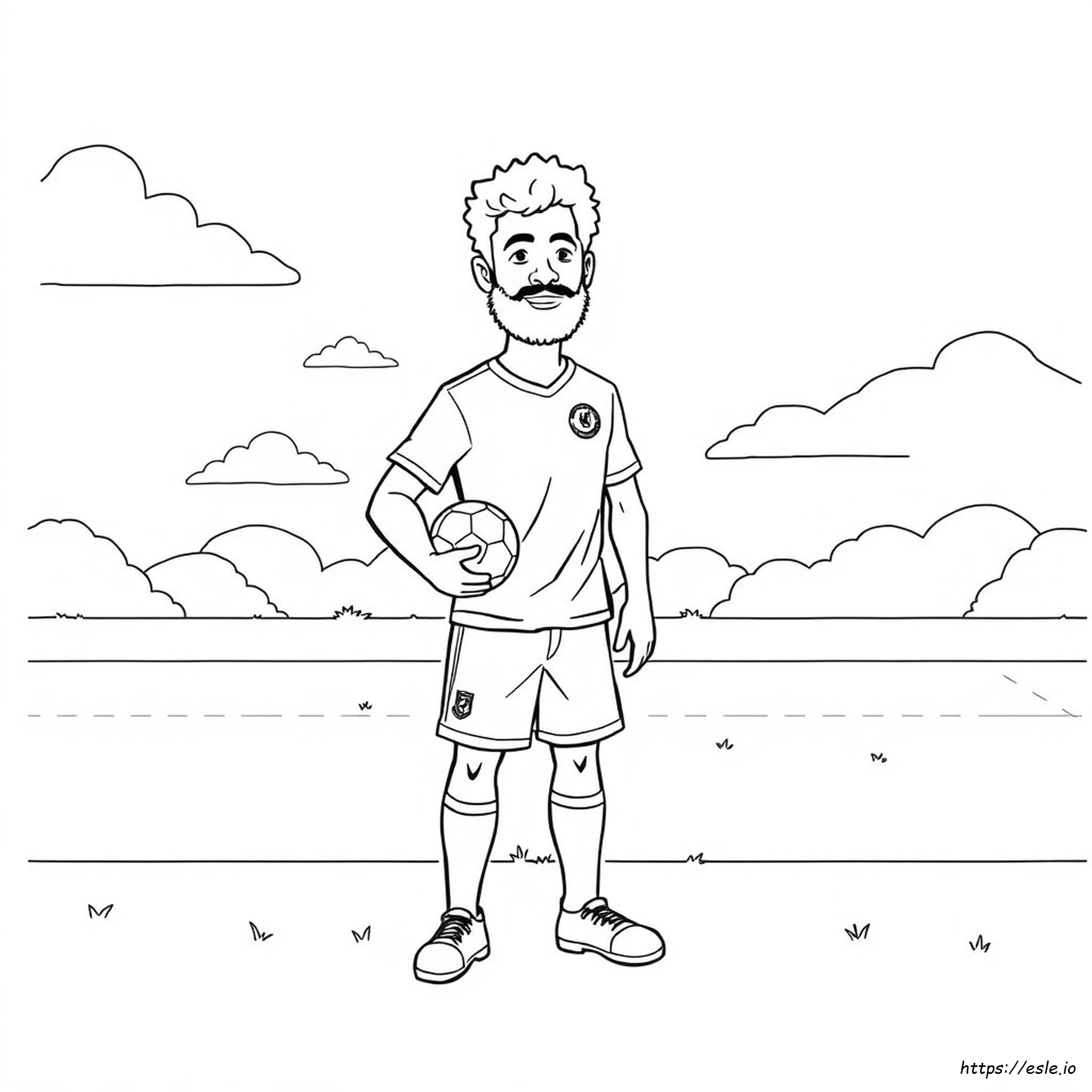 Mo Salah Ausmalbilder