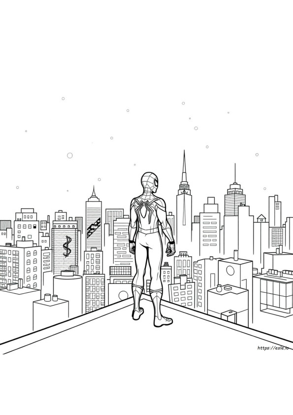 Spider Man Colouring Sheets Printable