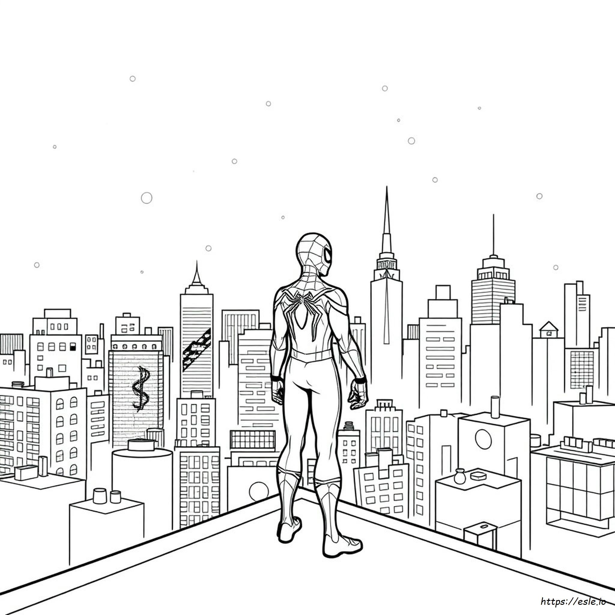 Plantillas Para Colorear De Spider-Man Imprimibles