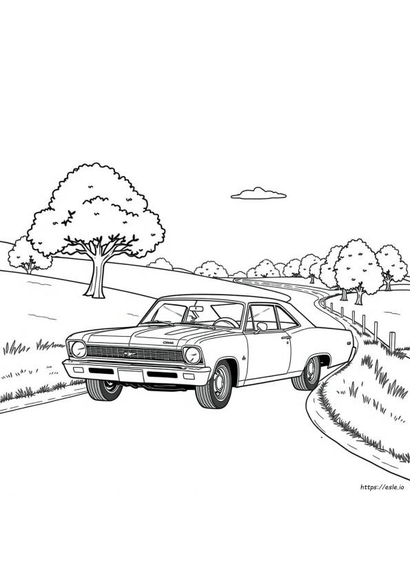 Chevrolet Nova: Disegni Da Colorare