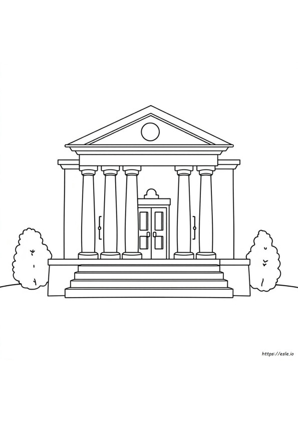 Tribunal Para Colorir