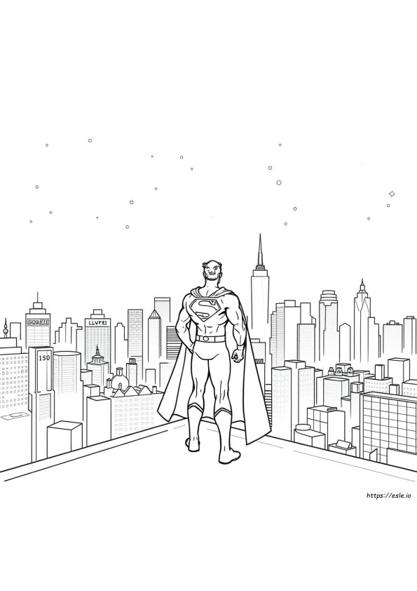 Superman Coloring Book