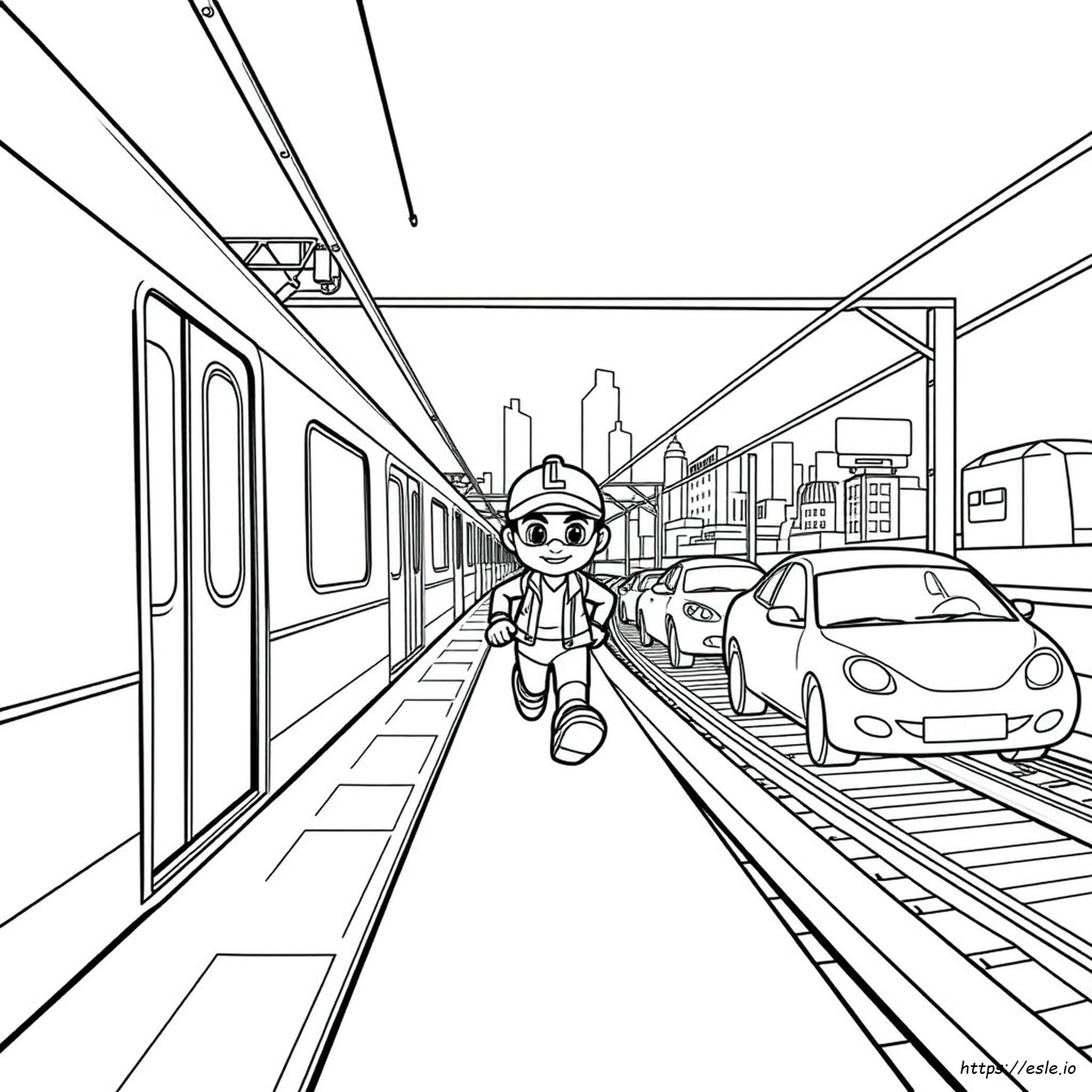 Coloriages Subway Surfers ESLE