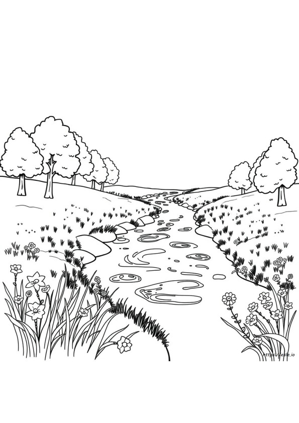 Sources Of Water Colouring Pages