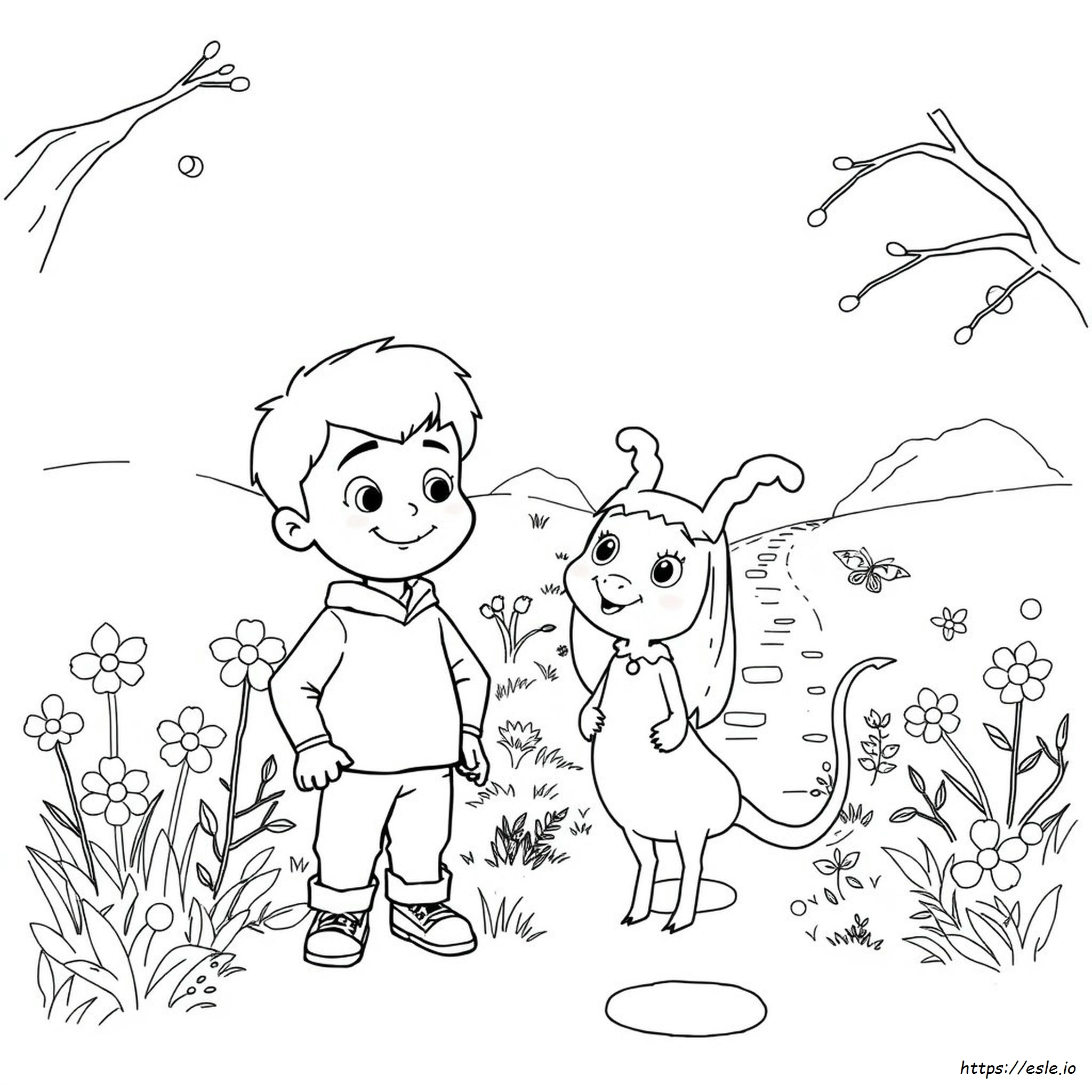 Ben And Holly Colouring