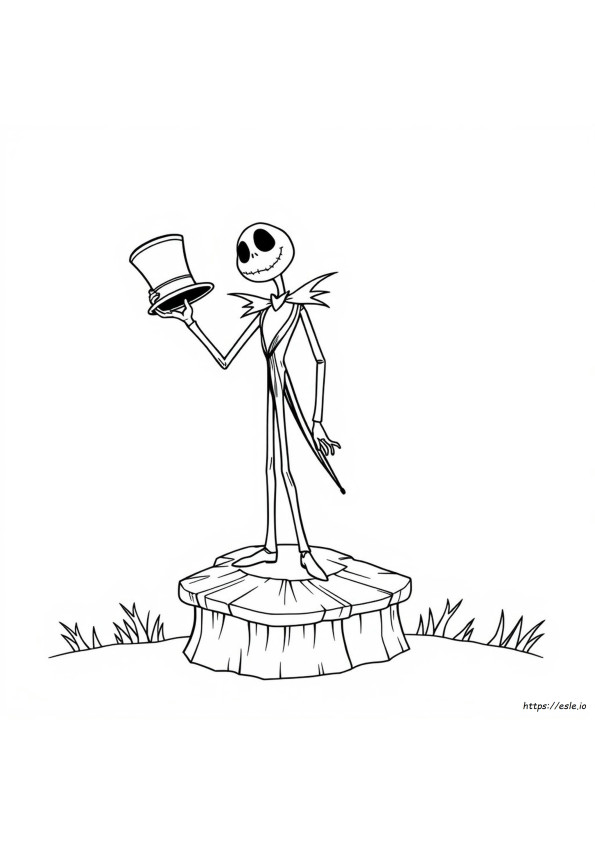 Jack Skellington Da Colorare