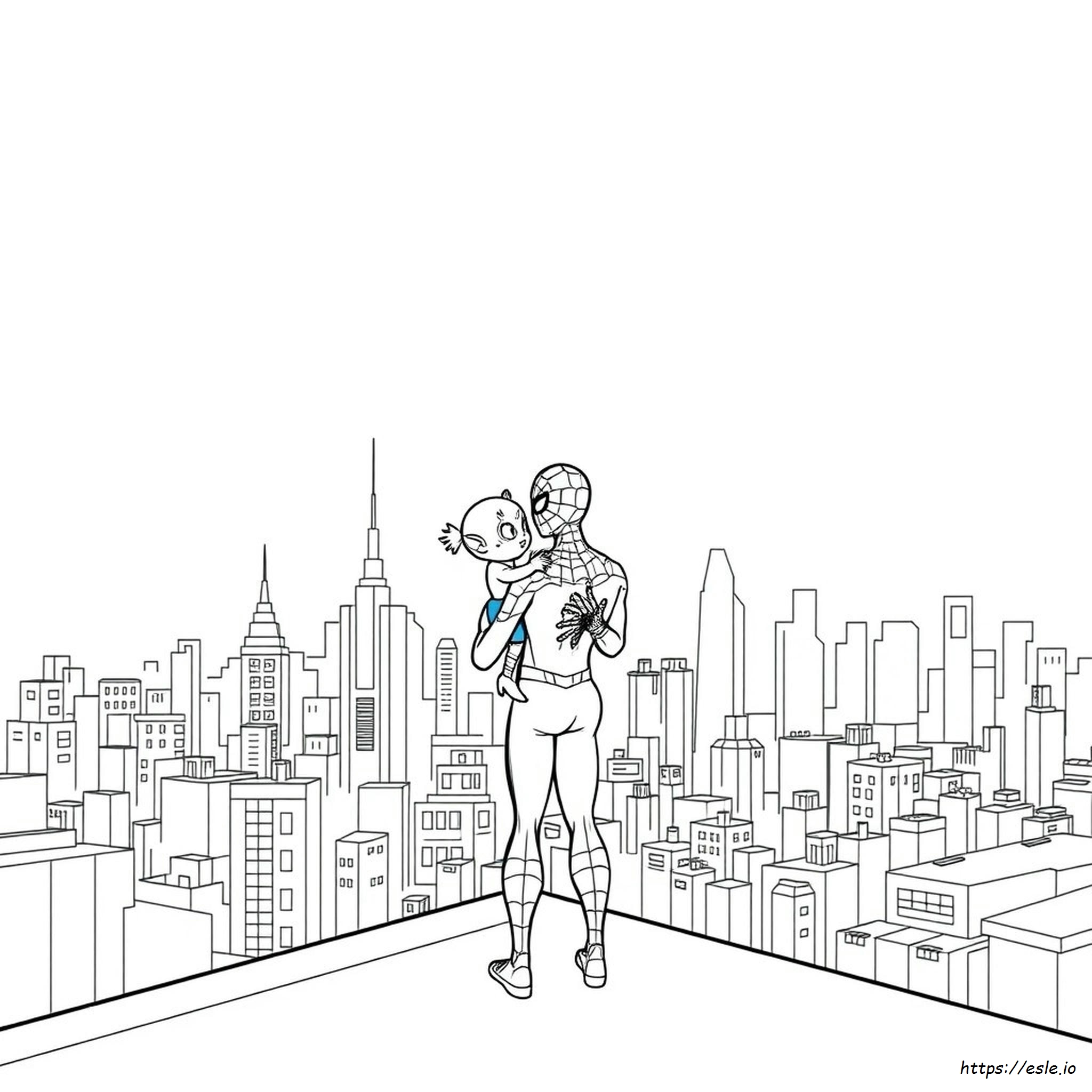 Zola Spidey Para Colorear