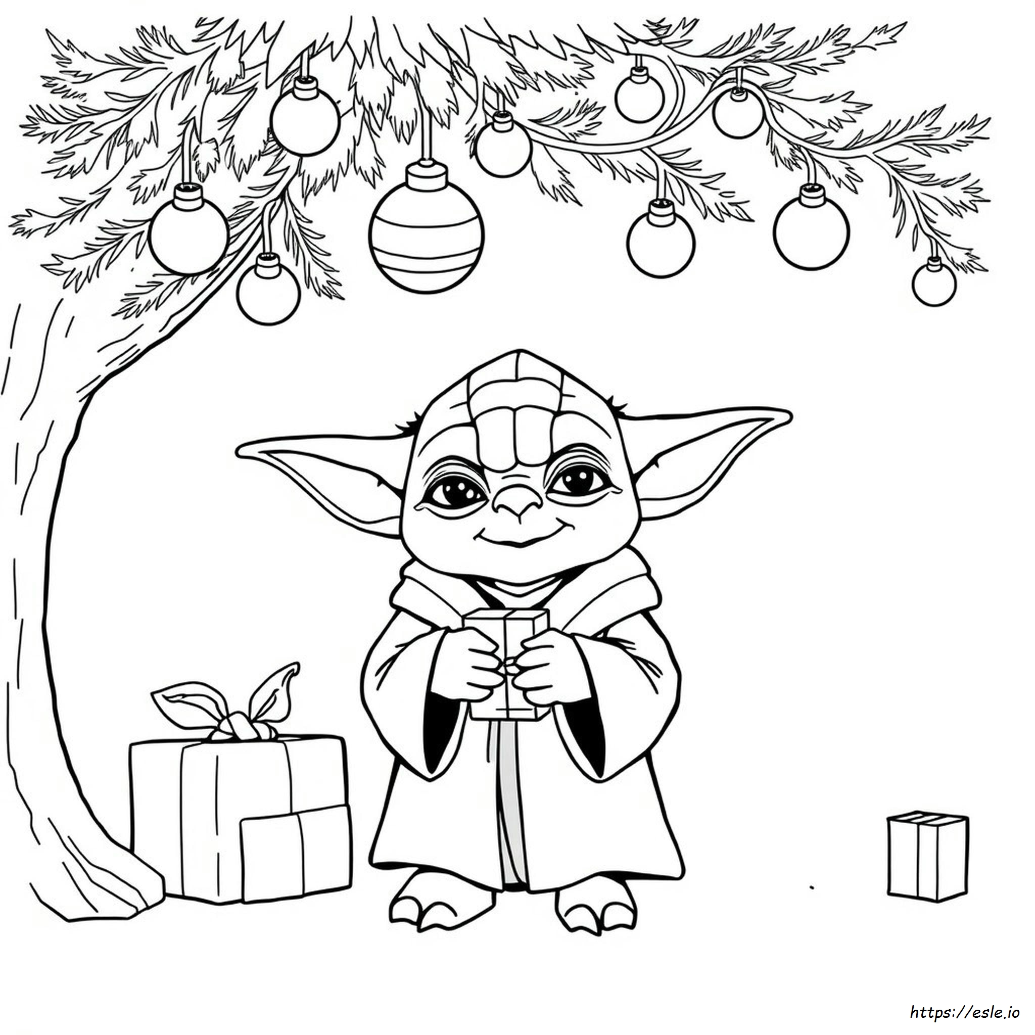 Yoda Natale Disegni Da Colorare