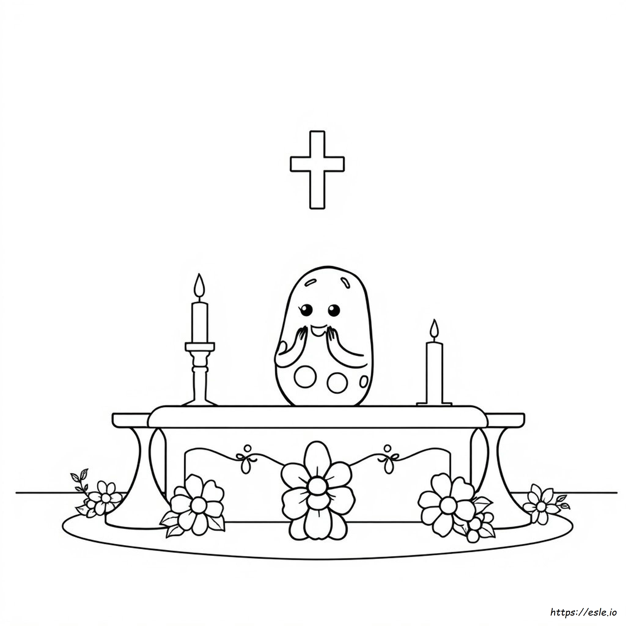 Jelly Bean Prayer Coloring Page