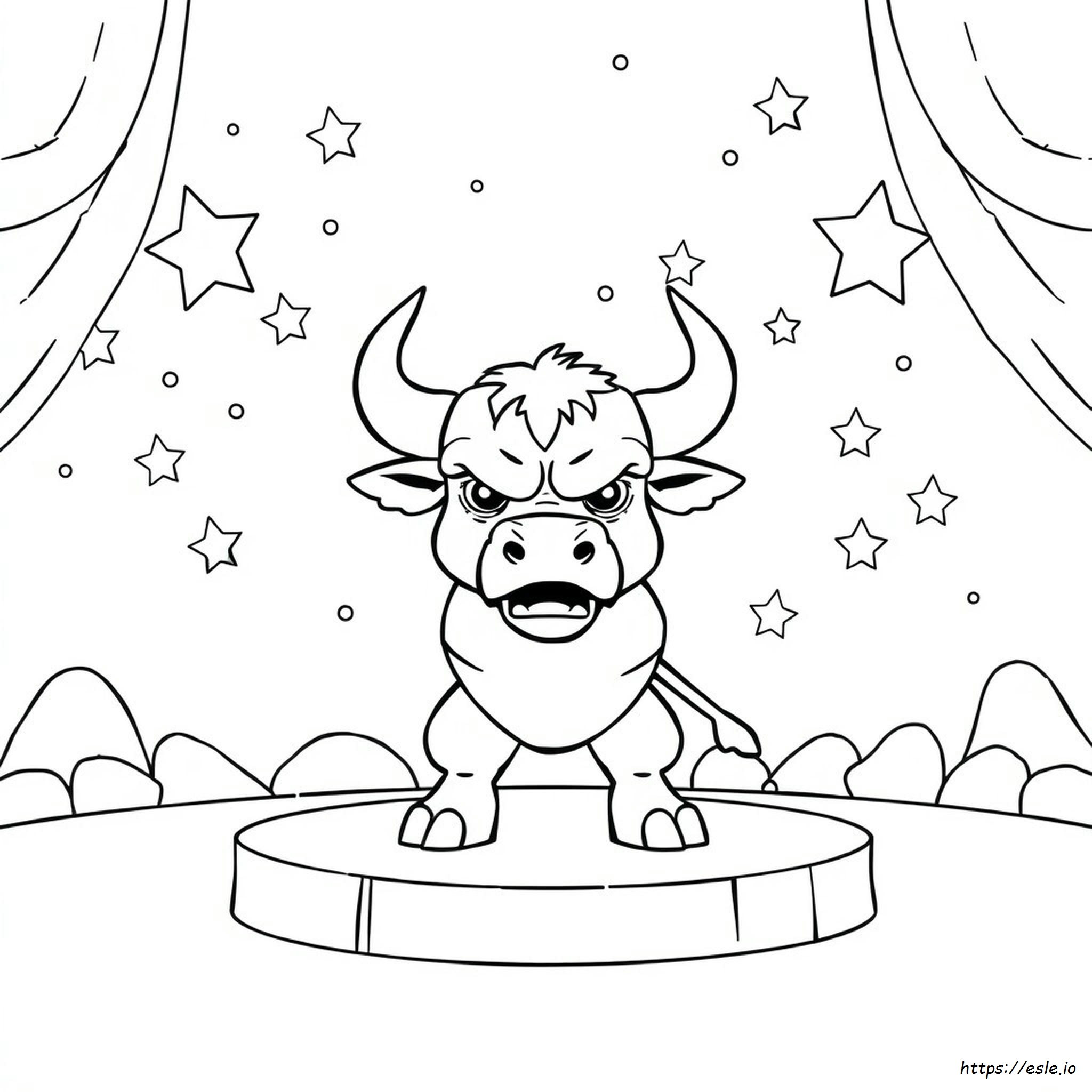 Kolorowanki Brawl Stars Bull
