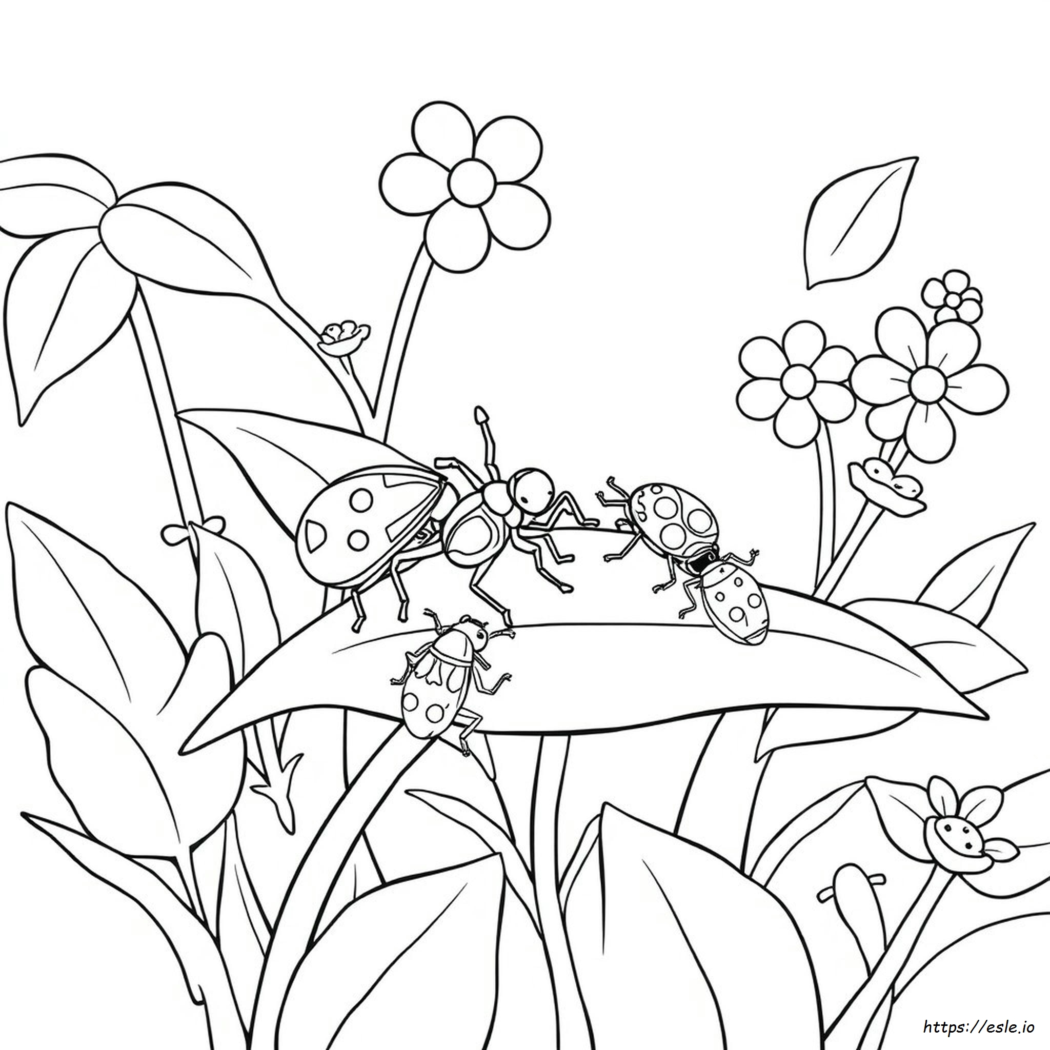 Coloring Pages Of Bugs