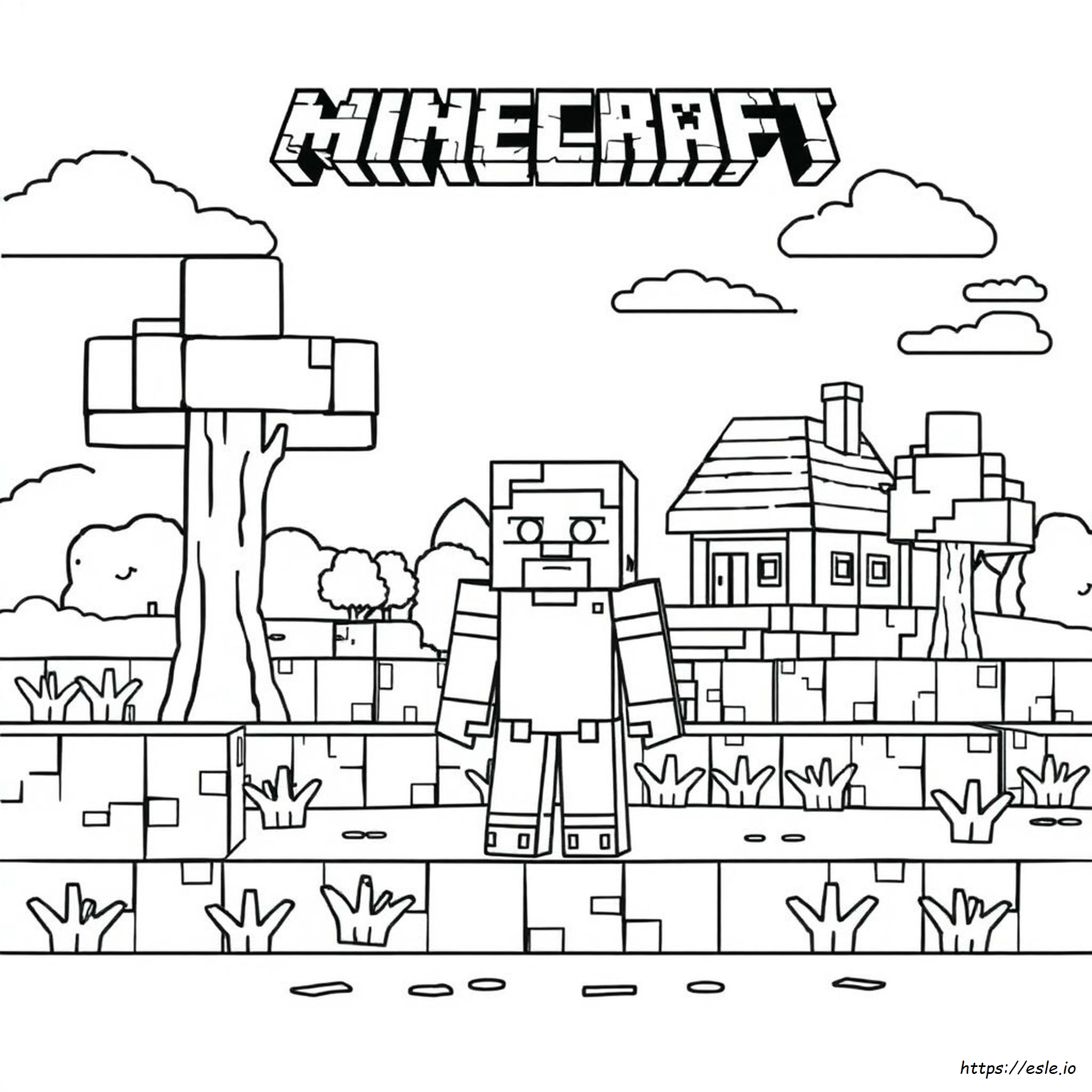 Minecraft Nyomtatható Színező Oldalak Pdf