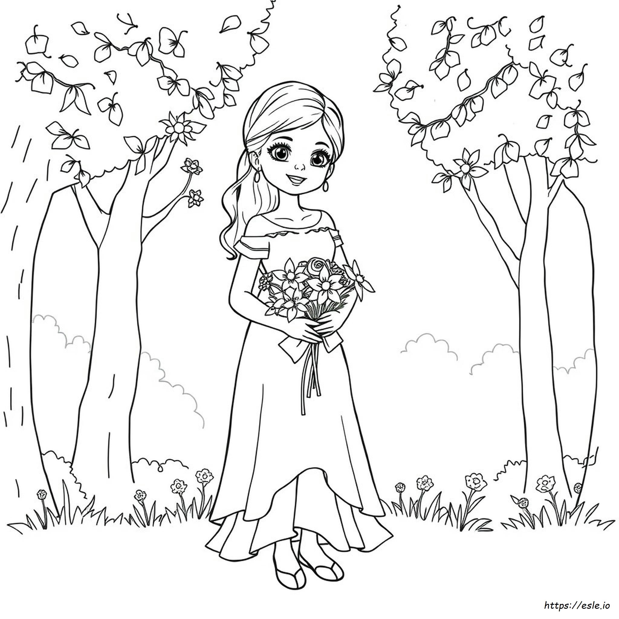 Elena Para Colorear