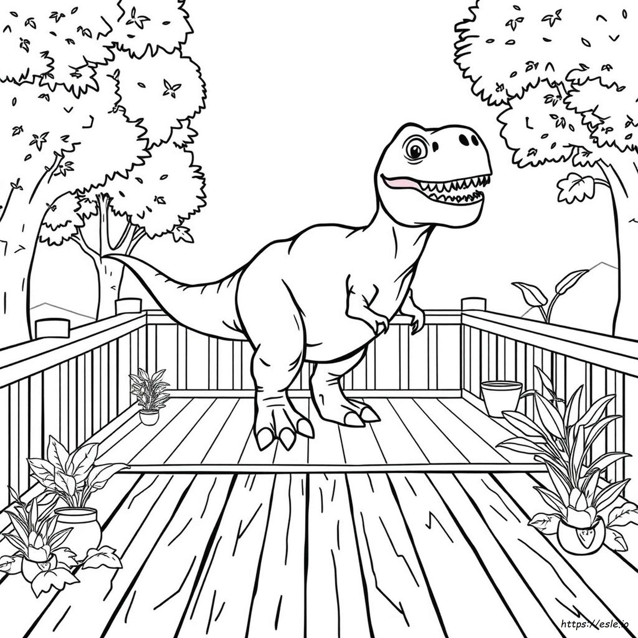 Coloriage T-Rex