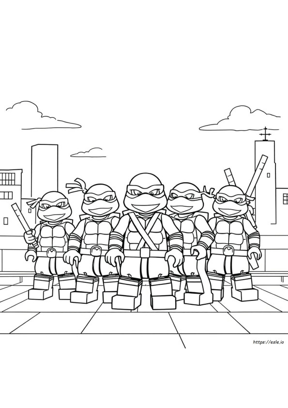 Ninja Turtles Shredder Coloring Pages