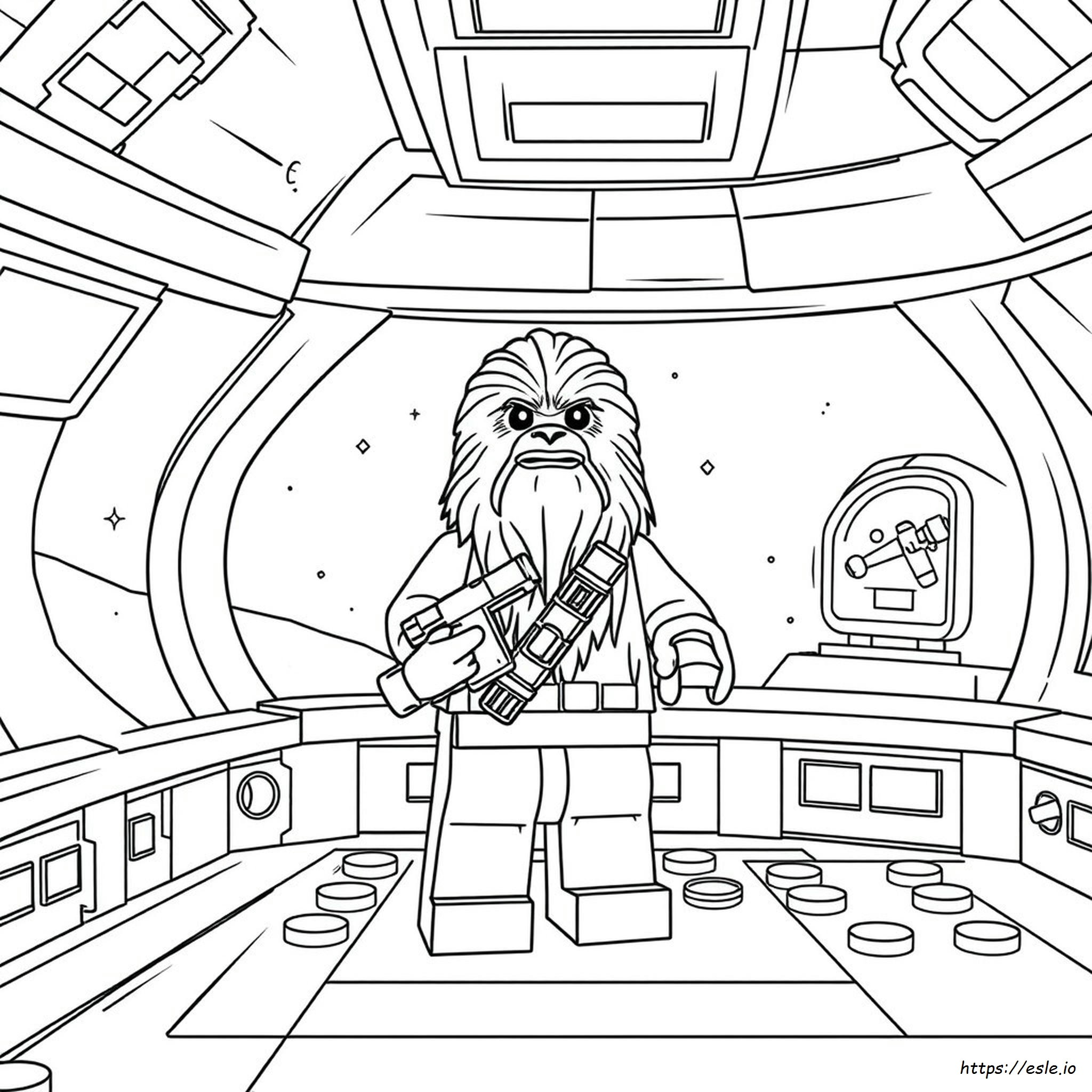 Lego Chewbacca Színező