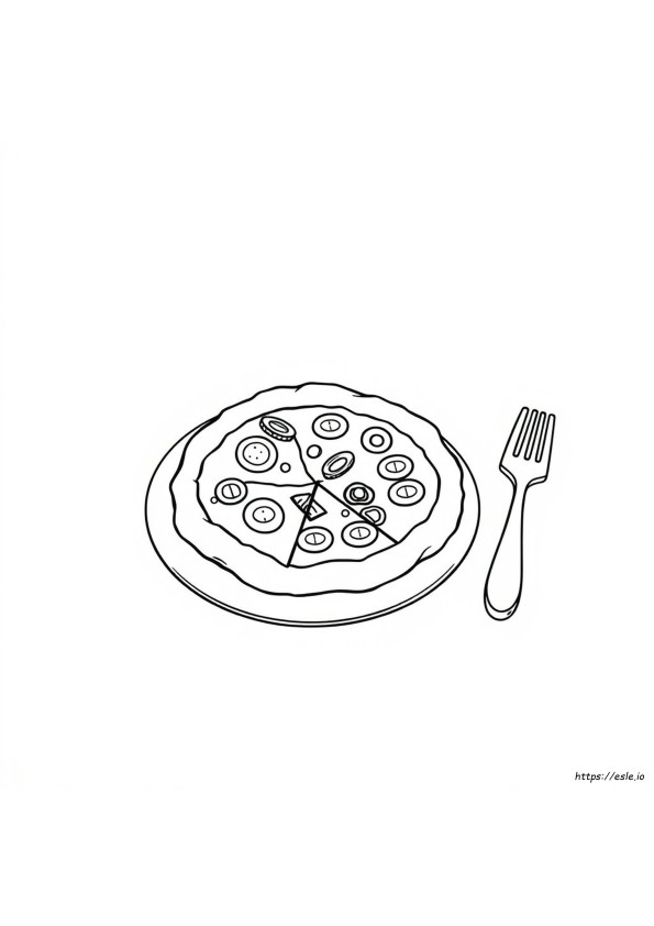 Coloriages Pizza À Imprimer