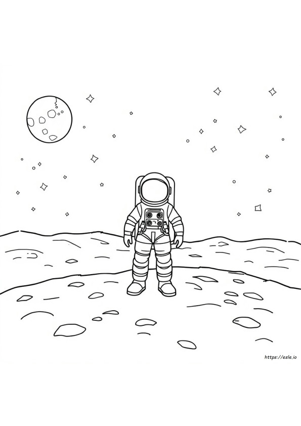 Astronaut Ausmalbilder