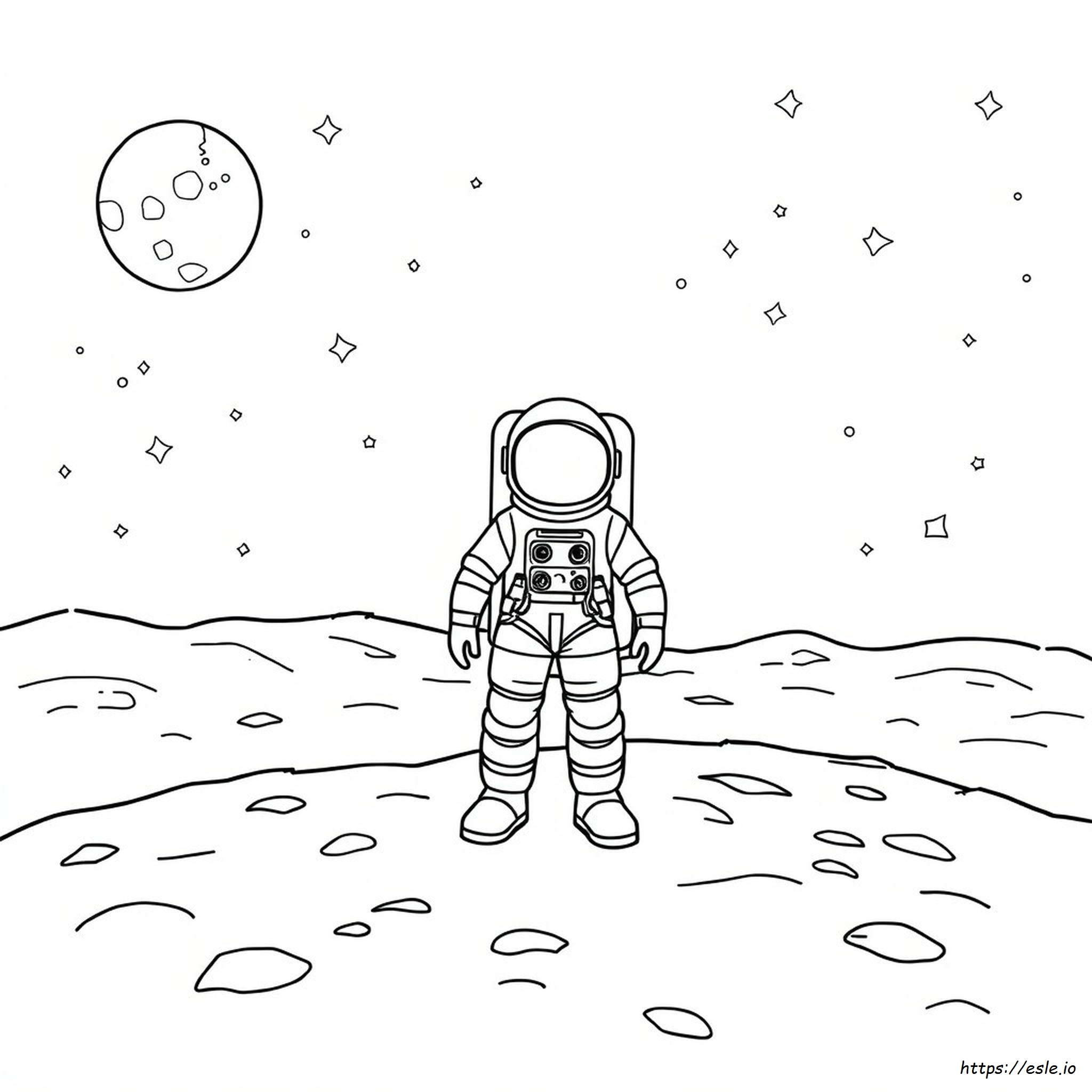 Astronaut Ausmalbilder