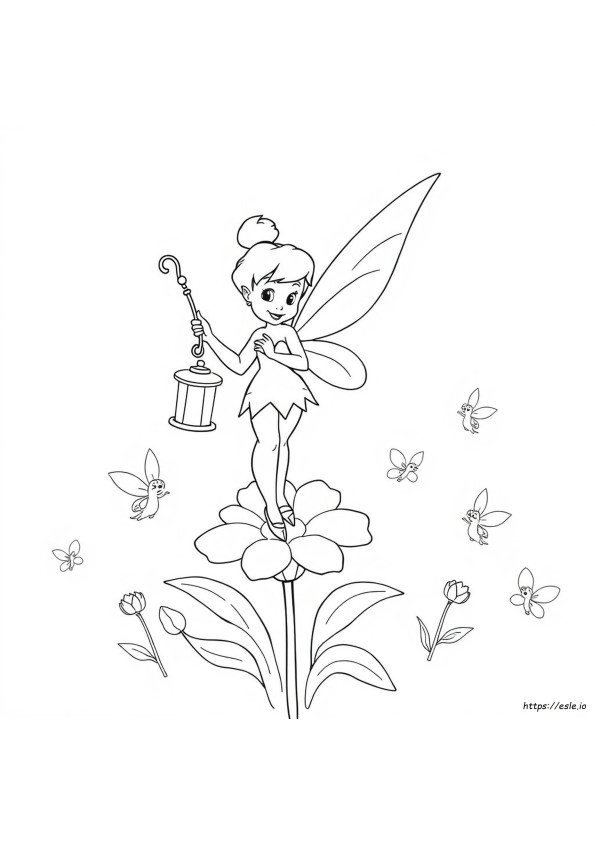 ティンカーベル塗り絵 無料