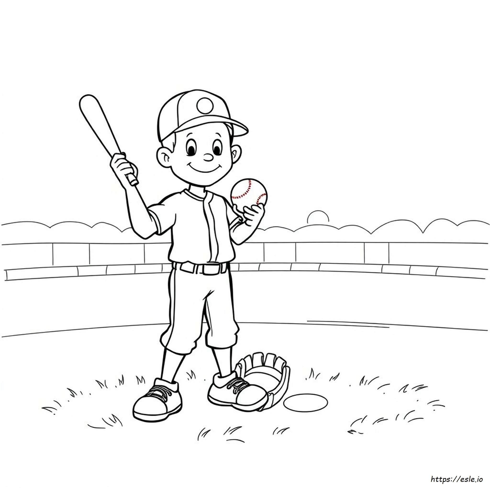Beysbol Boyama Sayfaları Pdf