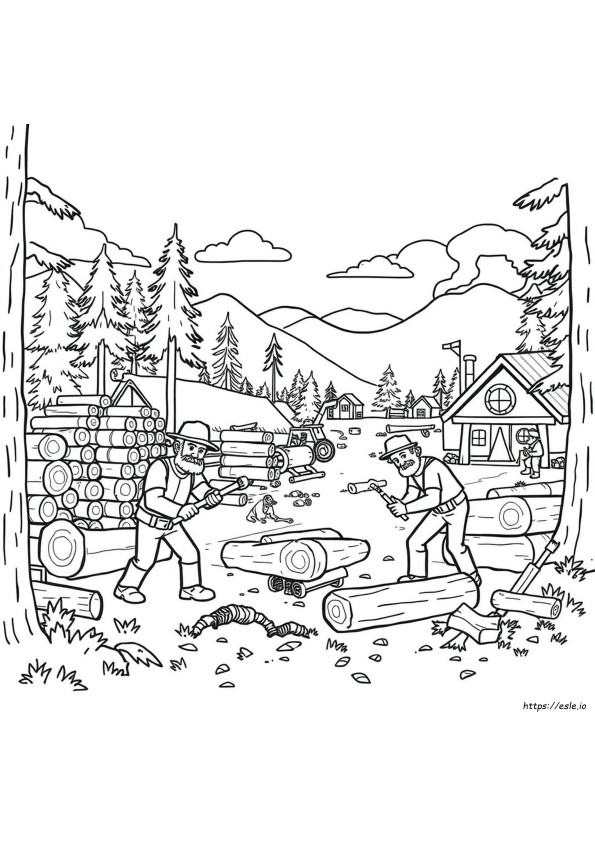 Coloring Pages Lumberhill Tales