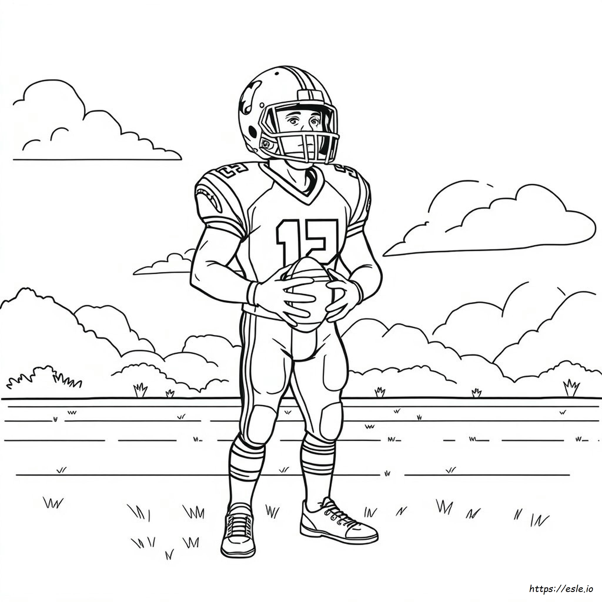 Coloriage Football Panthères