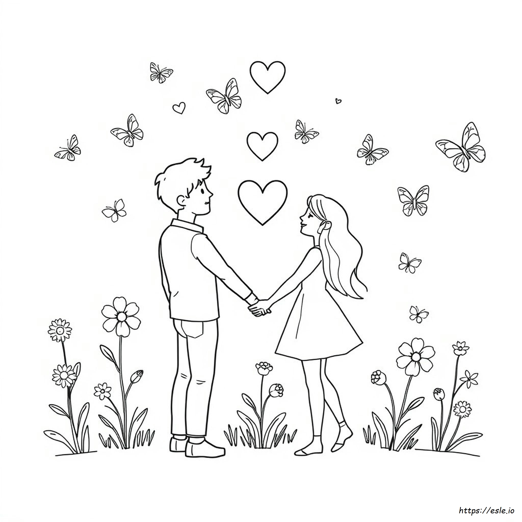 Cute Coloring Pages For Couples
