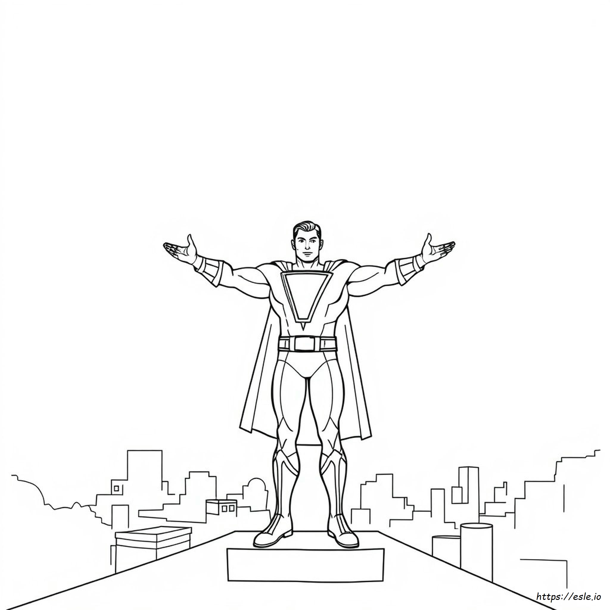 Gambar Mewarnai Shazam