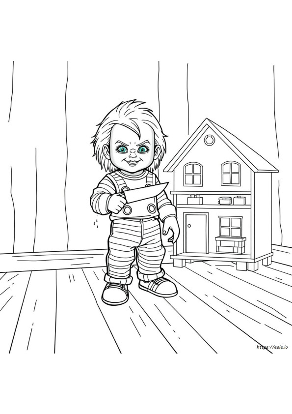 Coloring Pictures Of Chucky