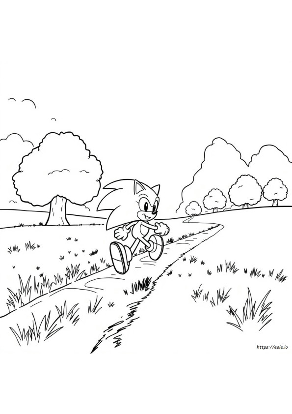 Coloring Pages Of Sonic