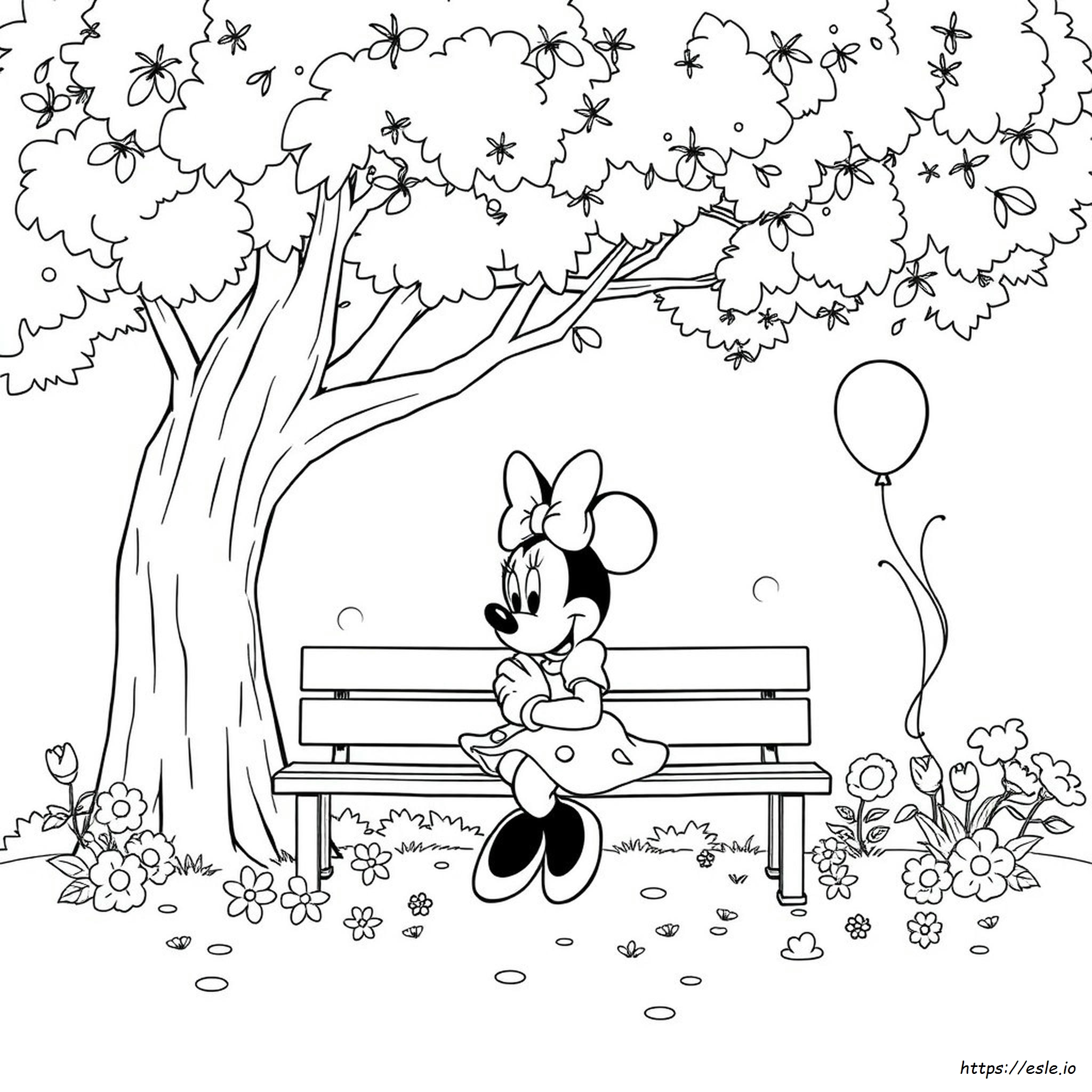 Coloriages Minnie À Imprimer