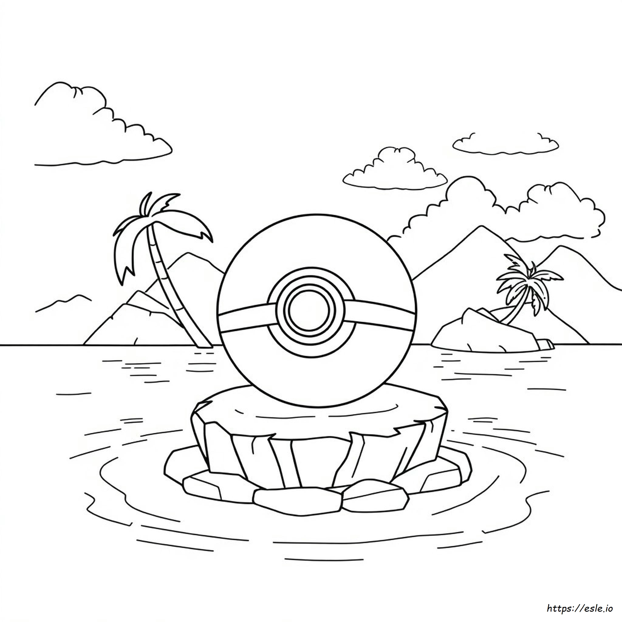 Legendaarinen Pokemon Värityskuva