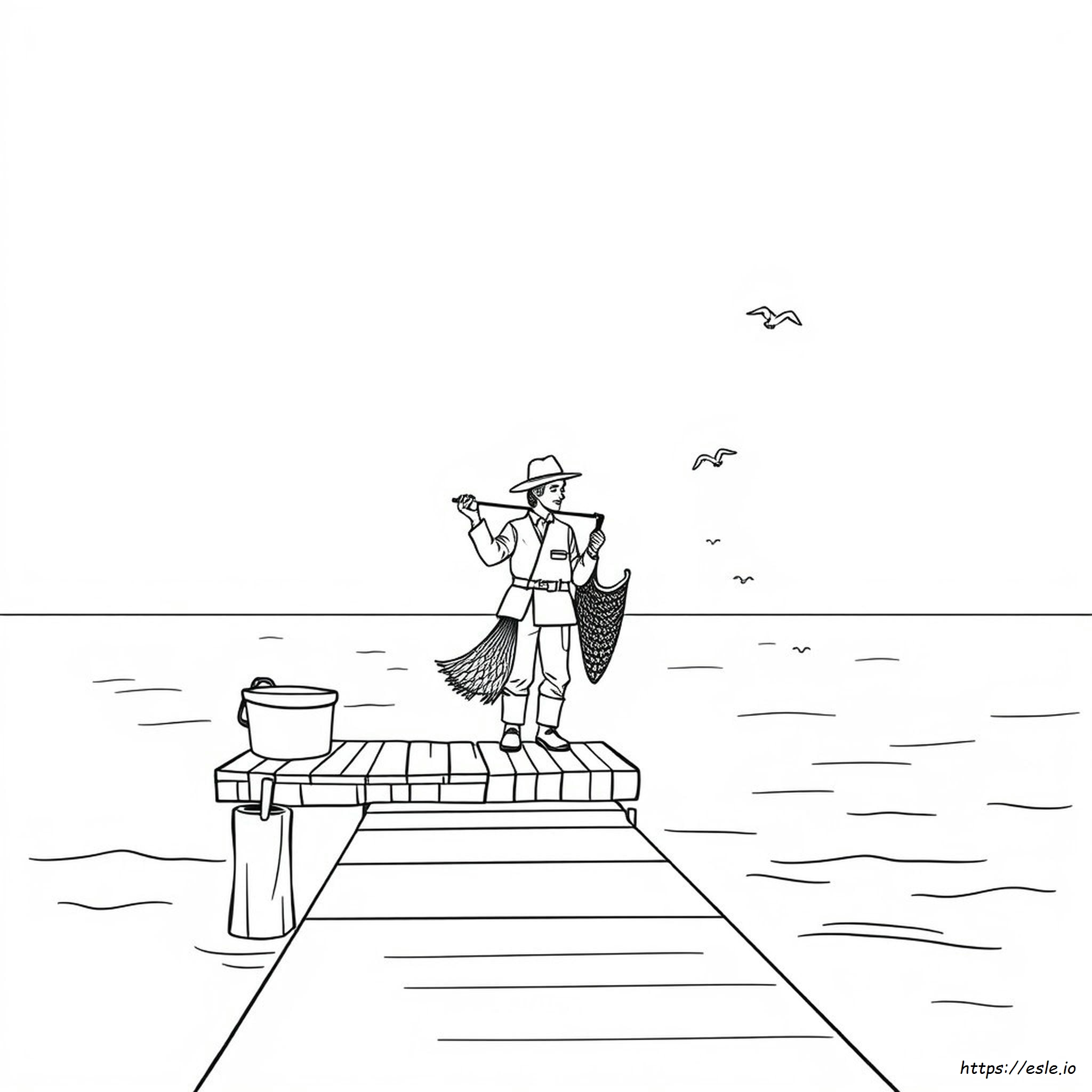 Printable Fishers Of Men Coloring Page