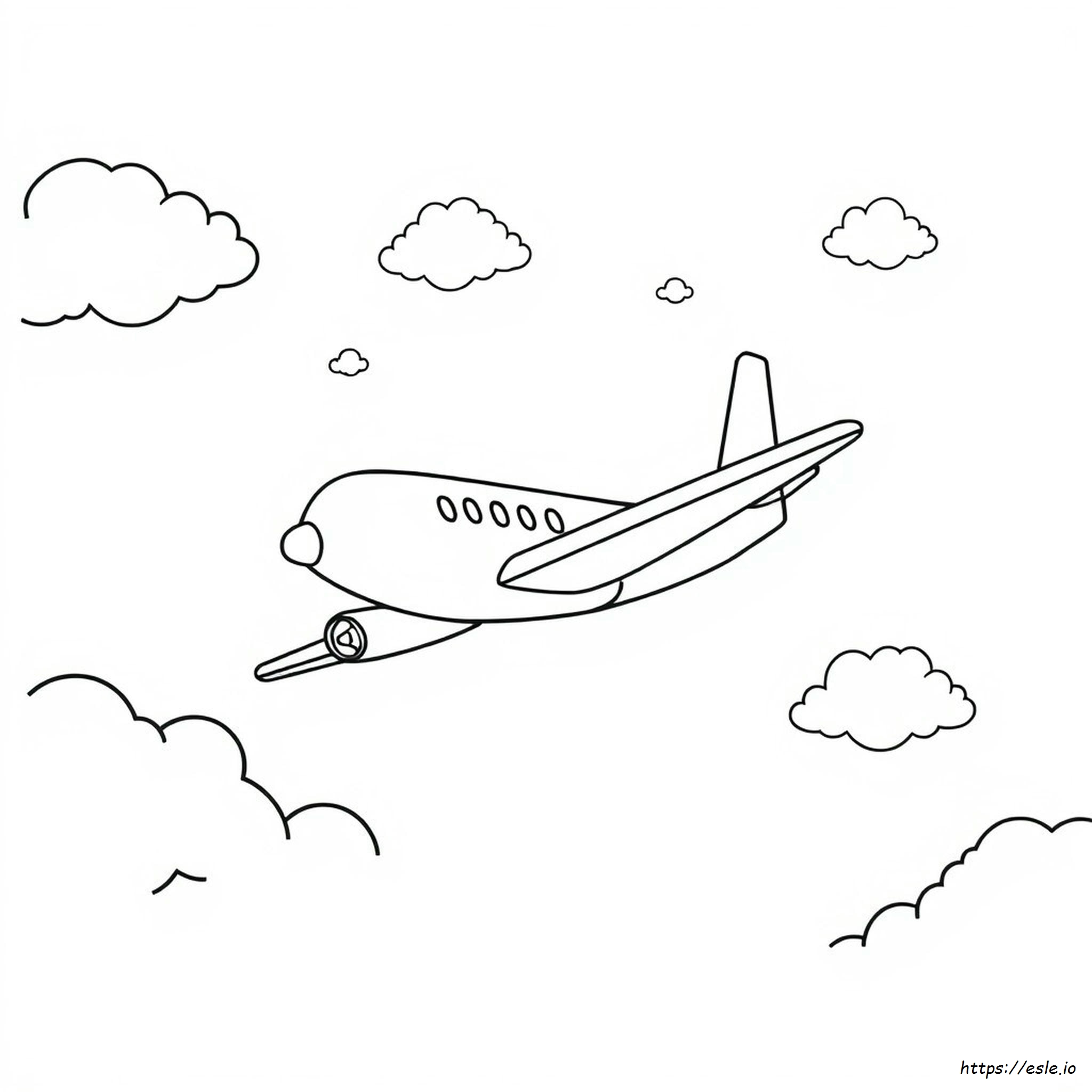 Coloriage Avion