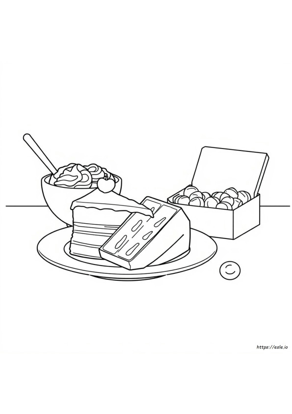 Colouring Pages Of Sweets