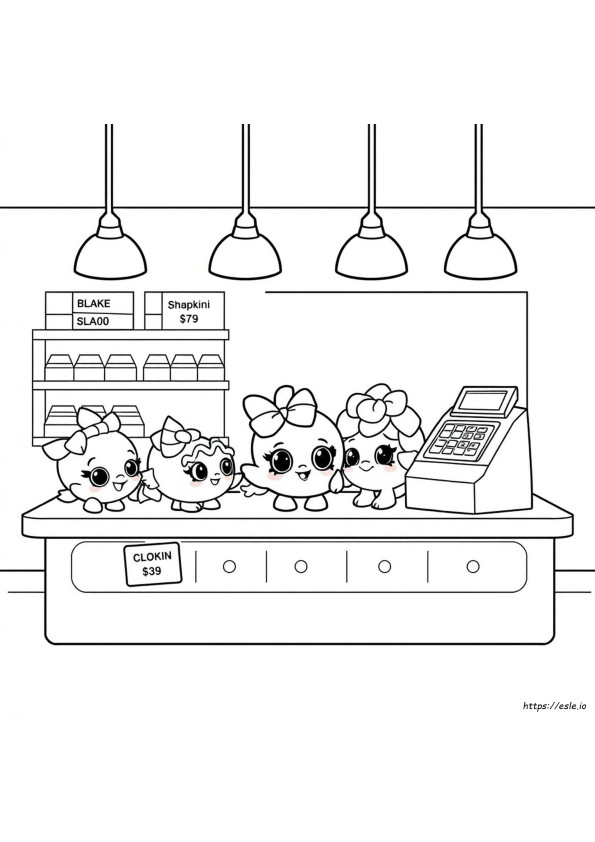 Disegni Da Colorare Di Shopkins